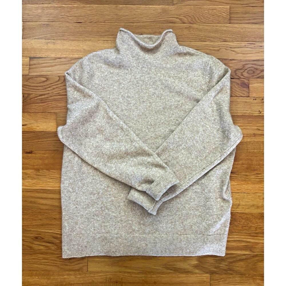 Style & Co. Beige/Cream Solid Knit Rollneck Long Sleeve Pullover Sweater XL